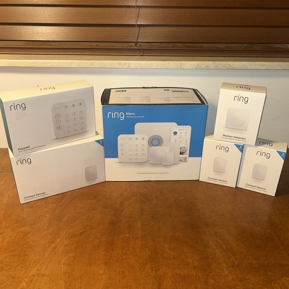 Ring Alarm Wireless Security System 13 Piece Kit 2nd Gen NEW In Open Box